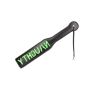 'Naughty'' Paddle - Glow in the Dark - Black/Neon Green - 3