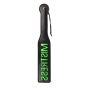 'Mistress'' Paddle - Glow in the Dark - Black/Neon Green - 2