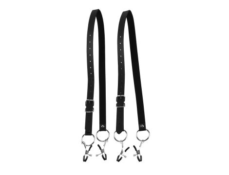 Labia Spreader with Clamps - Black