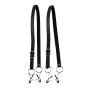 Labia Spreader with Clamps - Black - 2