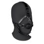 Head Harness with Breathable Ball Gag and Nose Hooks - Black - 2