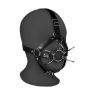 Head Harness with Spider Gag and Nose Hooks - Black - 2