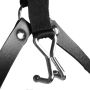 Head Harness with Spider Gag and Nose Hooks - Black - 12