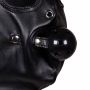 Blindfolded Mask with Breathable Ball Gag - Black - 9