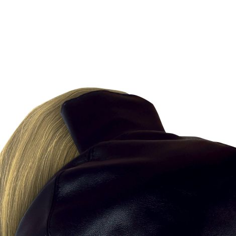 Mask with Blonde Ponytail - Black - 4