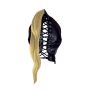 Mask with Blonde Ponytail - Black - 4