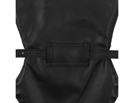 Zip-up Full Sleeve Arm Restraint - Black - 6