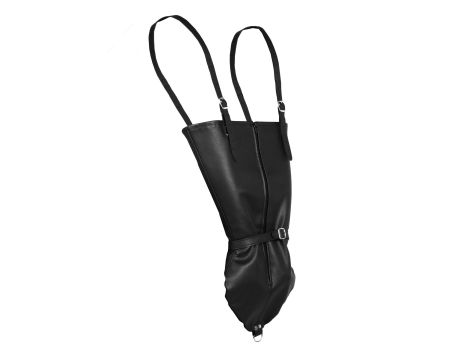 Zip-up Full Sleeve Arm Restraint - Black - 8