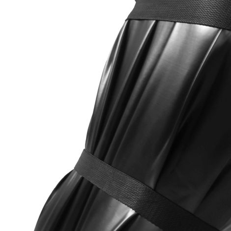 Body Bag with Nylon Straps - Black - 9