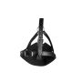 Head Harness with Mouth Cover and Breathable Ball Gag - Black - 10