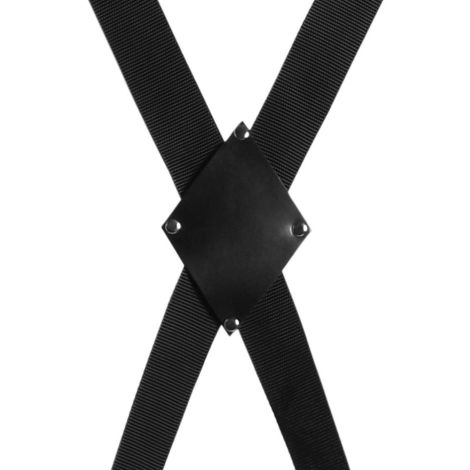 Over the Door Bondage Cross - Black - 3