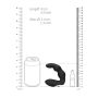 Bent Vibrating Prostate Massager with Remote Control - Black - 10