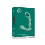 Beaded Vibrating Prostate Massager with Remote Control - Metallic Green - 3