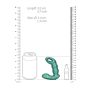 Beaded Vibrating Prostate Massager with Remote Control - Metallic Green - 5