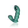 Beaded Vibrating Prostate Massager with Remote Control - Metallic Green - 8