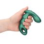 Beaded Vibrating Prostate Massager with Remote Control - Metallic Green - 9