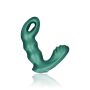 Beaded Vibrating Prostate Massager with Remote Control - Metallic Green - 10