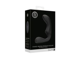 Pointed Vibrating Prostate Massager with Remote Control - Black - image 2