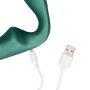 Pointed Vibrating Prostate Massager with Remote Control - Metallic Green - 5