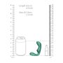 Pointed Vibrating Prostate Massager with Remote Control - Metallic Green - 6