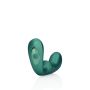 Pointed Vibrating Prostate Massager with Remote Control - Metallic Green - 9