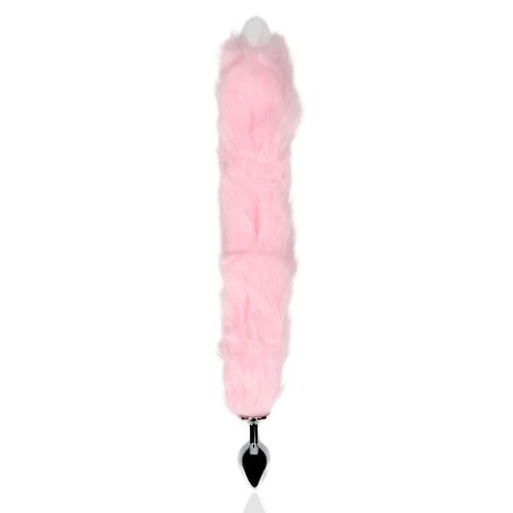 Light-up Fox Tail with Metal Butt Plug - 5