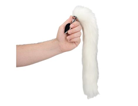 Light-up Fox Tail with Metal Butt Plug - 11