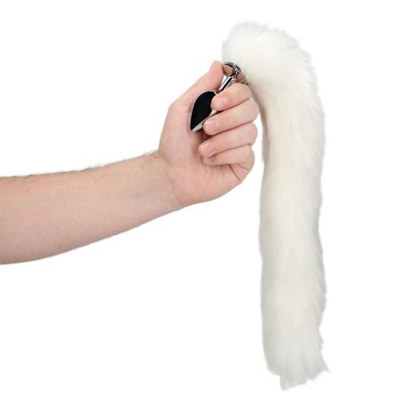 Light-up Fox Tail with Metal Butt Plug - 11