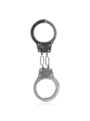 Metal Hand Cuffs - Silver