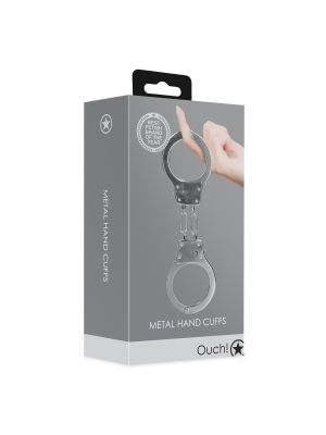 Metal Hand Cuffs - Silver - image 2