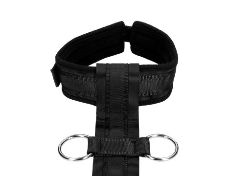 Restraint Harness with Collar and Hand Cuffs - 5