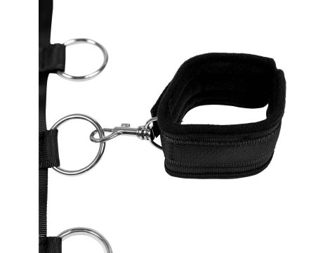 Restraint Harness with Collar and Hand Cuffs - 6