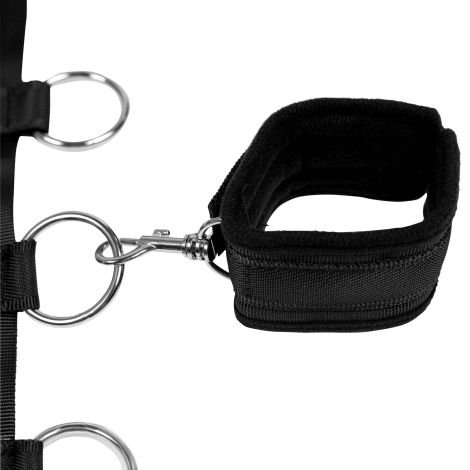 Restraint Harness with Collar and Hand Cuffs - 6