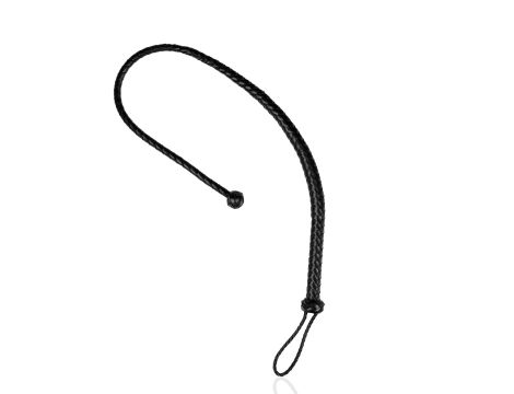 PU Leather Whip with Knot Detail