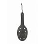 Saddle Leather Paddle With 8 Holes - Black - 2