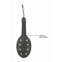 Saddle Leather Paddle With 8 Holes - Black - 5