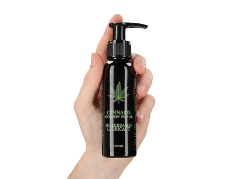 Cannabis With Hemp Seed Oil - Waterbased Lubricant - 100 ml - 3