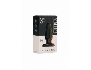 Butt Plug - Basic - 3 Inch - Black - image 2