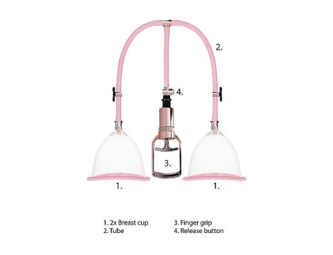 Breast Pump Set Medium - Rose Gold - 9