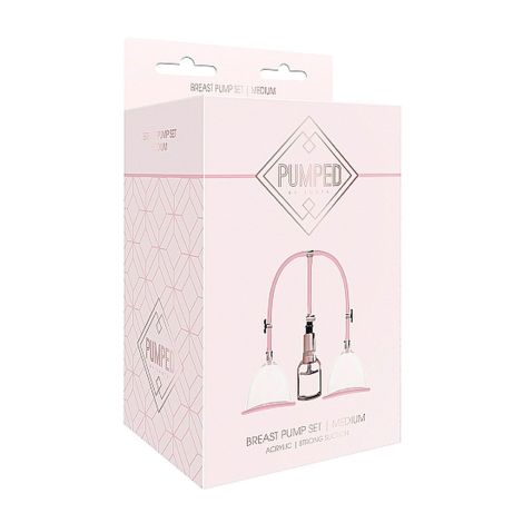 Breast Pump Set Medium - Rose Gold - 2