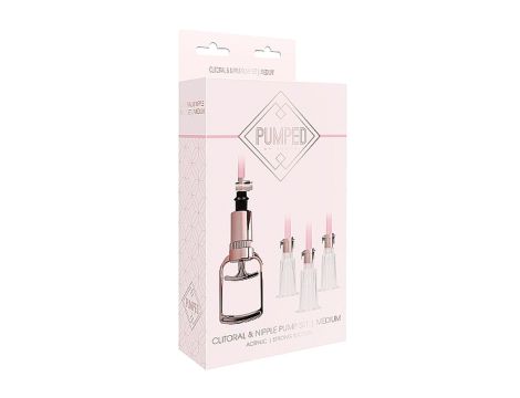 Clitoral & Nipple Pump Set Medium - Rose Gold - 2