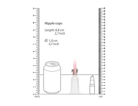 Clitoral & Nipple Pump Set Medium - Rose Gold - 3