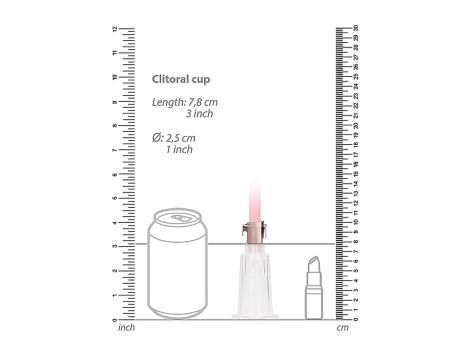 Clitoral & Nipple Pump Set Medium - Rose Gold - 4