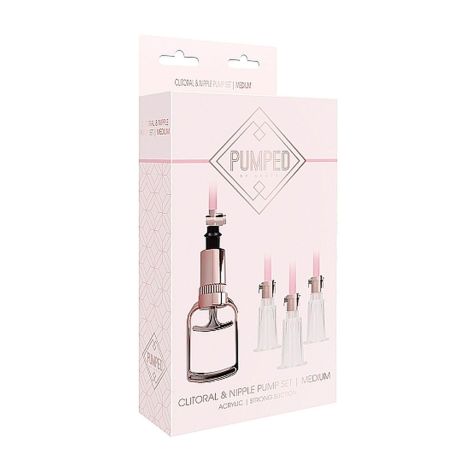 Clitoral & Nipple Pump Set Medium - Rose Gold - 2