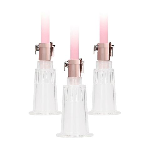 Clitoral & Nipple Pump Set Medium - Rose Gold - 6