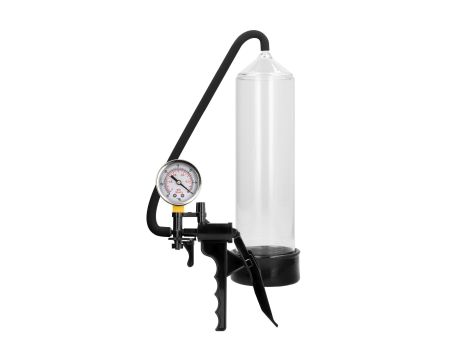 Elite Beginner Pump With PSI Gauge - Transparent - 2