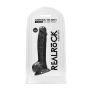 Silicone Dildo With Balls - 22,8 cm - Black - 3