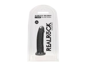 Silicone Dildo Without Balls - 15,3 cm - Black - image 2