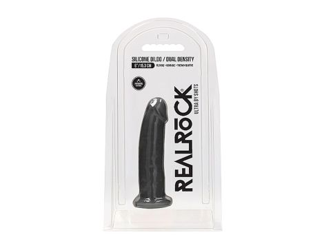 Silicone Dildo Without Balls - 15,3 cm - Black - 2