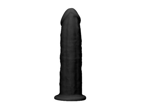 Silicone Dildo Without Balls - 15,3 cm - Black - 4